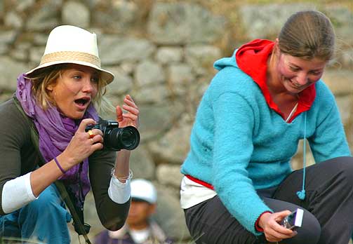 ENGASJERT: Cameron Diaz skulle lage TV-program om peruviansk kultur.