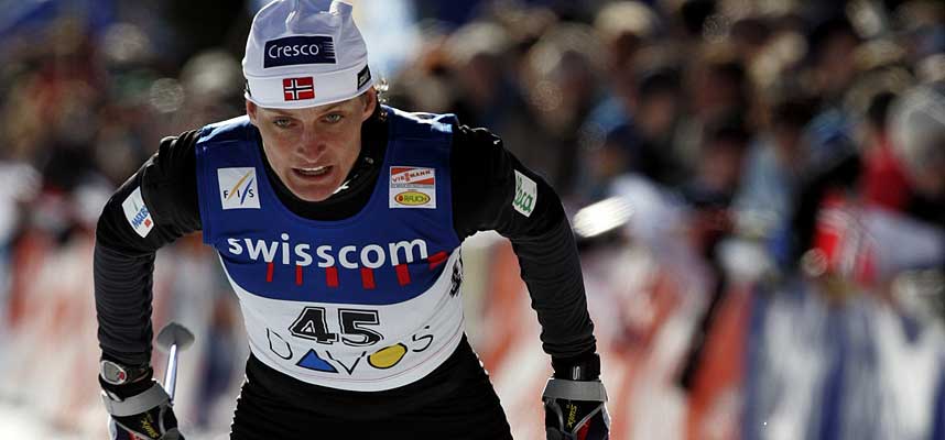 OPPGITT: Siri Halle er oppgitt over �ge Skinstads uttalelser. Her fra prologen i kvinnenes World Cup sprint i Davos 2006.