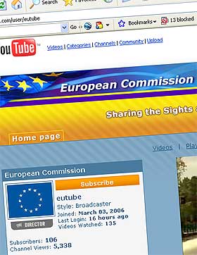 VIL N� DE UNGE: - Fra n� av m� vi tenke i YouTube-baner, sier pressetalsmann Joe Hannon i EU-kommisjonen.