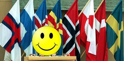 KALMARUNIONISTENE: En nordisk union er l�sningen for sm� stater i en globalisert verden, mener Nordenpartiet.