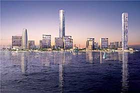 MILLIARDBY: Kong Abdullah bin Abdulaziz av Saudi-Arabia investerer 155 milliarder av landets oljekroner i verdens f�rste Economic City.