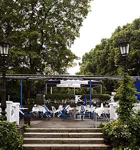 Frognerparken Kaf�: Beliggenheten er fin, toalettvakta streng.