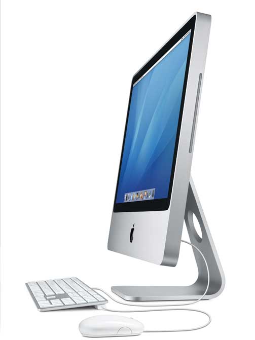 FESTER DESIGNGREPET: Den nye iMac-generasjonen svekker ikke akkurat Apple posisjon som leverand�r av markedets lekreste datamaskiner. Foto: APPLE