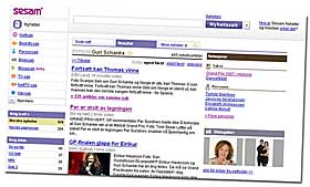 UTFORBAKKE: Sesam tapte kampen mot Google om nettbrukernes gunst.
