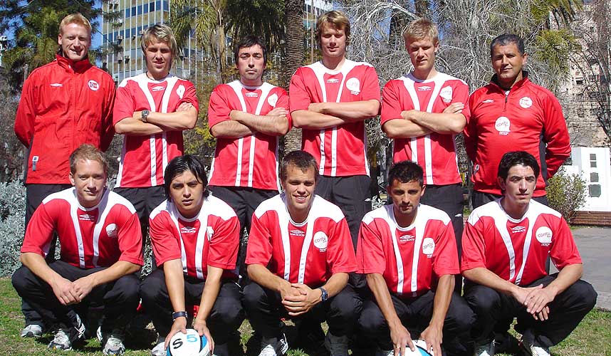 NORGES MENN: Kaptein Bj�rn Viljugrein og de andre futsallandslagsspillerne er optimistiske tross tap for VM-favoritt Argentina.