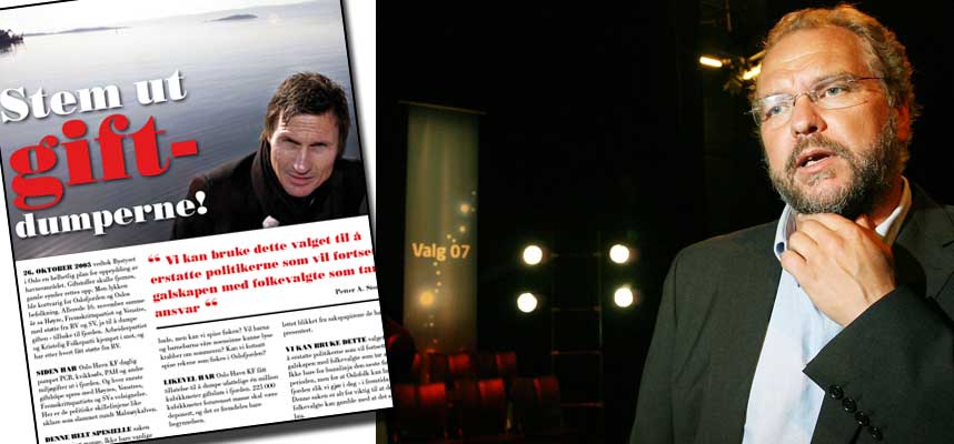 TIL ANGREP P� MILJ�-PETTER: Venstres leder Lars Sponheim liker d�rlig � bli angrepet for partiets milj�politikk.