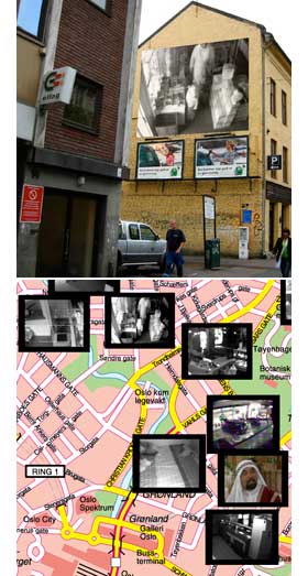 FRILUFTSKINO: Gjennom prosjektet Friluftskino blir det utekino p� forskjellige steder i Oslo. Som seg h�r og b�r serveres det ogs� popcorn.
