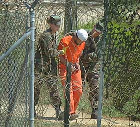 FANGELEIR:De fleste av fangene p� Guantan�mo ble p�grepet i Afghanistan.