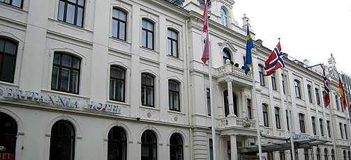 VAKKERT BYGG: Britannia Hotel er et vakkert bygg midt i Trondheim sentrum.