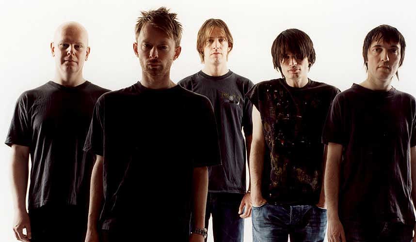 F... YOU: Radiohead slapp sitt nye album p� nett i dag, og kaller platebransjen �en d�dende forretningsmodell�. Foto: SCANPIX
