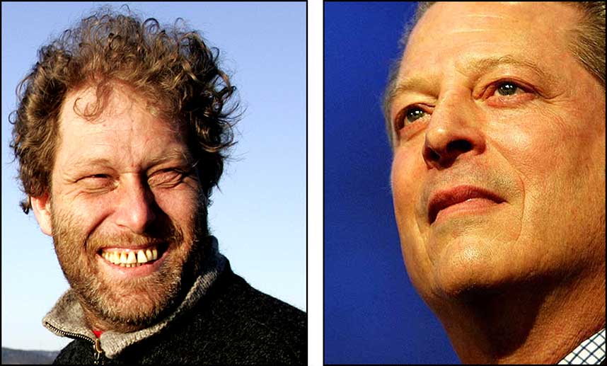 VELDIG GLAD: Frederic Hauge i Bellona er sv�rt begeistret for at Fredsprisen g�r til Al Gore og FNs klimapanel. - Klimaproblemet er den st�rste trusselen mot verdensfreden i dag, sier Hauge.