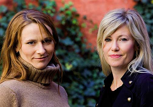 FORFATTERNE: Siri Kalvig og Ellen Viste studerte meteorologi sammen. N� har de ogs� skrevet bok.