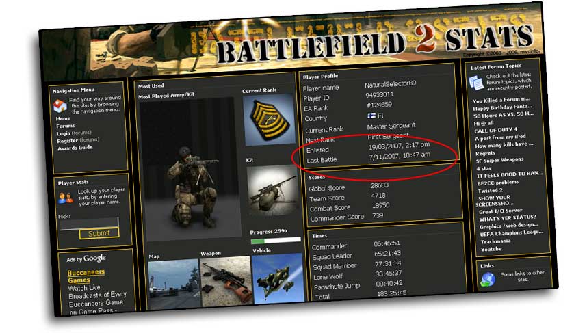 SPILTE �BATTLEFIELD 2� EN TIME F�R HAN DREPTE: Pekka-Eric Auvinen (18) startet dagen med en omgang online �Battlefield 2�. En time etter at han logget ut, drepte han �tte mennesker f�r han tok sitt eget liv.