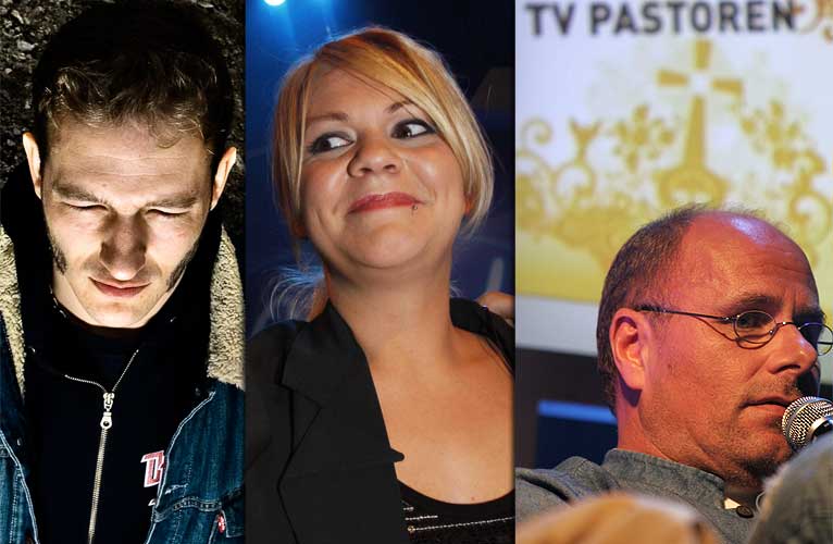 F�R ST�TTE: Isabella Leroy er kristen, men liker Kristopher Schaus kontroversielle d�dssynder. Egil Svartdahl mener at boikotten av programmet er en bommert.