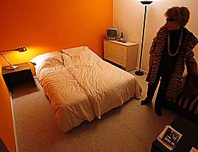 ET ROM FOR DEG? Slik ser det ut p� innsiden av containeren.