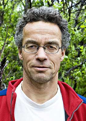IKKE IMPONERT: Ogs� biolog Rasmus Hansson strevde med pr�ven.