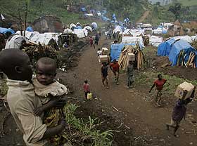 MASISI: S�rene er fortsatt �pne etter den fem �r lange krigen som endte i 2003. I vinter har konfliktene blusset opp igjen, og sendt flere hundre tusener p� flukt p� ny.