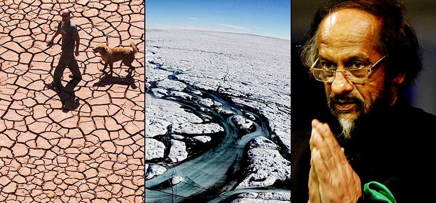 MER T�RKE, ISFRITT ARKTIS OG EN BEKYMRET KLIMASJEF: Hva vil skje med verden dersom Dr. Rajendra K. Pachauri har rett? Og kan oppvarmingen stoppes? Du kan f� svar av klimasjefen selv.