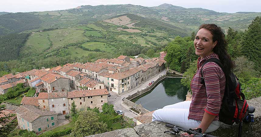 ITALIA: Skiensjenta Marianne Iversen har gjort det til sin livsoppgave � friste nordmenn utenom turisttr�kket i Toscana.