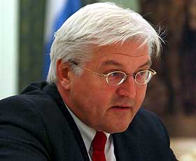 FORD�MMER ANGREPET: Den tyske utenriksministeren Frank-Walter Steinmeier.