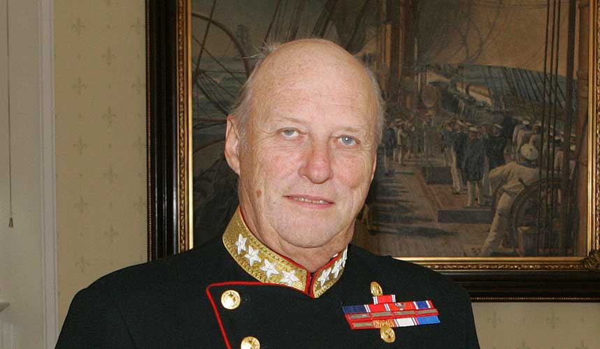 I SORG: Kong Harald oversender sine kondolanser til Dagbladet, etter drapet p� journalist Carsten Thomassen.