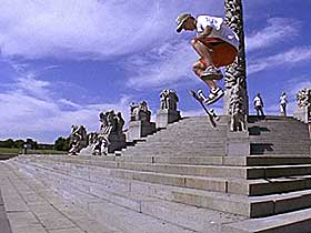 STREET SKATING: Ble populært utover på 80-tallet. Det utvannet forbudet, som ble opphevet i 1989.