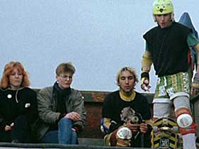 BLE KJENDISER: Skating ble populært i Norge, og da forbudet falt, ble de som hadde skatet i forbudstida kjente fordi de var mye bedre enn alle andre.