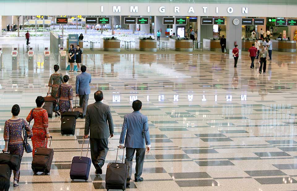 NYTT: Denne nye terminalen �pnet p� flyplassen i Singapore tidligere denne m�neden. Ambassaden i Singapore melder om at de stadig oftere m� rykke ut for � hjelpe nordmenn i passtr�bbel.