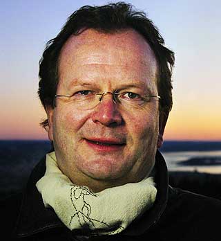 F�R PILS: Geir Mork, konsernsjef i Gyldendal.