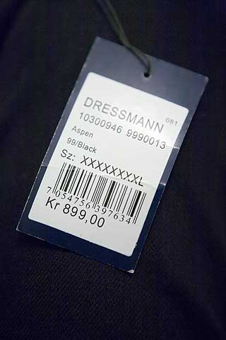 STORT: Plagg fra Dressmann i st�rrelse XXXXXXXXL.