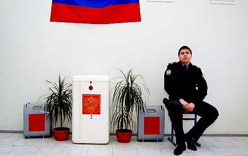 VALG P� S�NDAG: Russlands velgere avgj�r landets framtid.