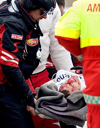 OPERERT I OSLO: Alpinisten ble fl�yet til Ullev�l universitetssykehus, hvor han har v�rt gjennom flere operasjoner.