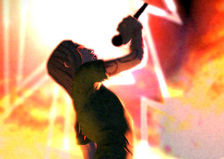 FRITT FRAM FOR ROCKING: �Rock Band� er et av spillene som vil v�re tilgjengelig p� Spillnatt.