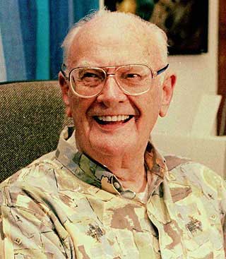 D�DE 90 �R GAMMEL: Science fiction-forfatteren Arthur C. Clarke.
