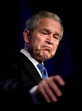 SUKSESS: President George W. Bush sa i g�rsdagens tale at han fortsatt mener at Irak-krigen var en suksess, og at den var verdt kostnadene og tapene den har medf�rt.