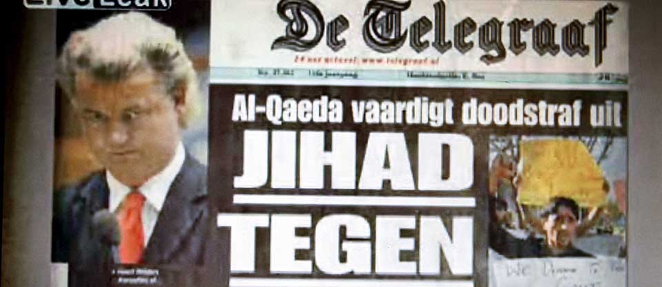 VIL VISE RELIGIONENS SANNE ANSIKT: Bildet er hentet fra den kontroversielle, islamkritiske filmen �Fitna�, som trass store protester, ble offentliggjort p� nettet i ettermiddag.