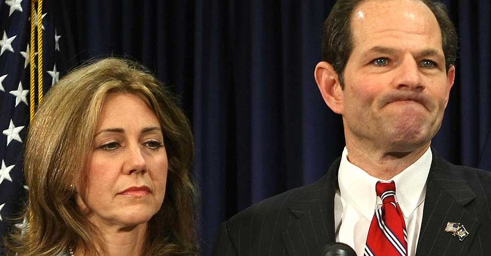I HARDT V�R: Eliot Spitzer skal nok en gang ha dummet seg ut i New York. S� sp�rs det hva kona Silda sier   denne gang.
