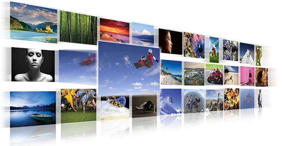 DETTE ER ET GOOGLE-S�K: Piclens er en �plug-in� til de mest popul�re nettleserne som presenterer bildes�k fra Google, Flickr, Facebook og andre popul�re tjenester i et grafisk 3D-grensenitt. Foto: PICLENS