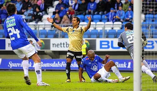 ALANZINHO-M�TE: Den brasilianske teknikeren Alanzinho og hans agent skal i dag i kontraktsforhandlinger med Stab�k-ledelsen.