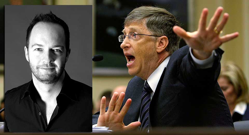 ERTET P� SEG BILL-SELSKAP: Geir Are Jensen i Bod� driver bildebyr�et Crestock. Bill Gates stiftet det langt st�rre byr�et Corbis i 1989, og eier det fortsatt.