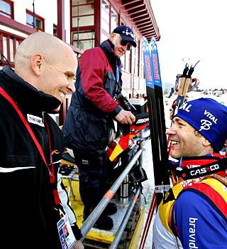 SAMARBEIDET I MANGE �R: Ole Einar Bj�rndalen mener han har mye � takke �yvind Hammer for.