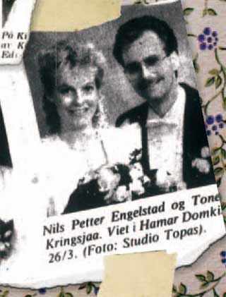 SA DE ALDRI SKULLE GIFTE SEG: Tone og Nils Petter Engelstad er fortsatt gift.