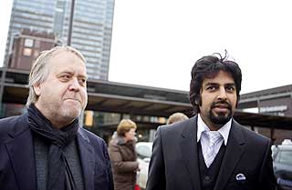 Zahid Ali ble nektet inngang, så han stakk på kino med kompisen Tor Milde i stedet for.