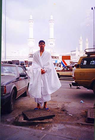 Mot Mekka: Abid Raja på pilegrimsreise til Mekka
i Saudi-Arabia.