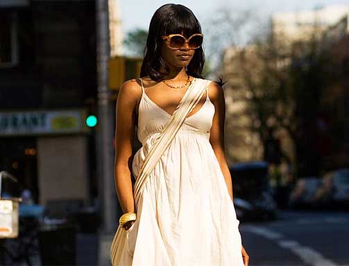 P� GATA: Denne kvinnen m�tte fotografen og bloggeren p� 16th & 3rd i New York.