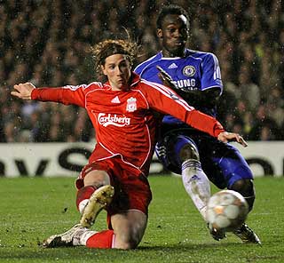 UTLIKNING: Fernando Torres satte en stopper for Liverpools m�lt�rke p� Stamford Bridge og s�rget for ekstraomgangene.
