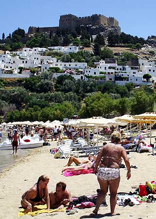 RHODOS: Den greske �ya er k�ret til Europas beste reisem�l av TripAdvisor.
