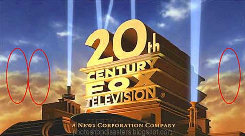 KOPIERER: 20th Century Fox er et vel ansett filmselskap, men holder seg likevel ikke for gode til � bruke Clone-verkt�yet i Photoshop.