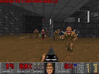 ORIGINALEN: Slik s� det f�rste �Doom� ut - men hvordan �Doom 4� vil se ut, vet vi enn� ikke.