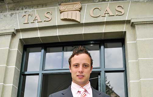 VANT I RETTEN: Oscar Pistorius fikk medhold i ankebehandlingen ved Idrettens voldsgiftsdomstol, og kan bli � finne p� startsstreken under OL i Beijing om han skulle greie kvalifiseringskravet.